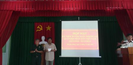Phường Tân Quy Đông họp mặt kỷ niệm 78 năm ngày thành lập Quân đội nhân dân Việt Nam (22/12/1944- 22/12/2022) Phường Tân Quy Đông họp mặt kỷ niệm 78 năm ngày thành lập Quân đội nhân dân Việt Nam (22/12/1944- 22/12/2022)