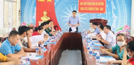 Ủy ban nhân dân phường Tân Quy Đông tổ chức hội nghị sơ kết tình hình phát triển kinh tế - xã hội Quý 1 năm 2023