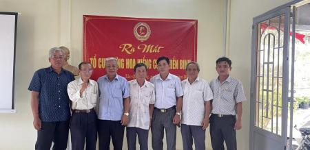 Hội Cựu chiến binh phường Tân Quy Đông ra mắt Tổ cung ứng Hoa kiểng 
