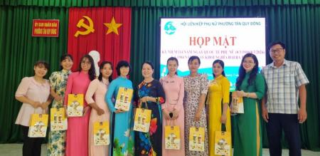 Hội LHPN phường Tân Quy Đông: Tổ chức họp mặt Kỷ niệm 114 năm ngày Quốc tế phụ nữ 8/3 và 1.984 năm khởi nghĩa Hai Bà Trưng