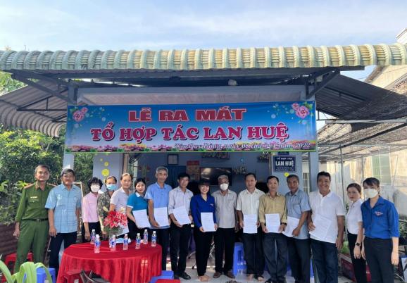 Hội Nông dân phường Tân Quy Đông ra mắt Tổ hợp tác Lan Huệ