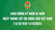 Kỷ niệm 94 năm ngày thành lập Hội Nông Dân Việt Nam (14/10/1930 - 14/10/2024)