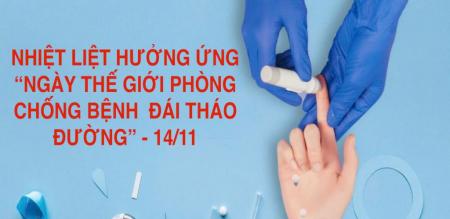 HƯỞNG ỨNG NGÀY ĐÁI THÁO ĐƯỜNG THẾ GIỚI NĂM 2024