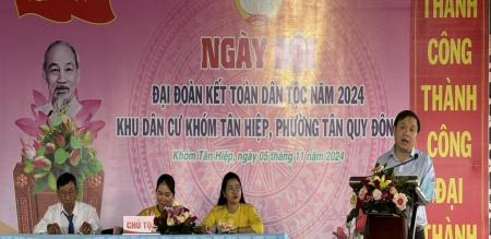 Phường Tân Quy Đông tổ chức “ngày hội Đại đoàn kết toàn dân tộc” năm 2024 trên địa bàn 04 khóm