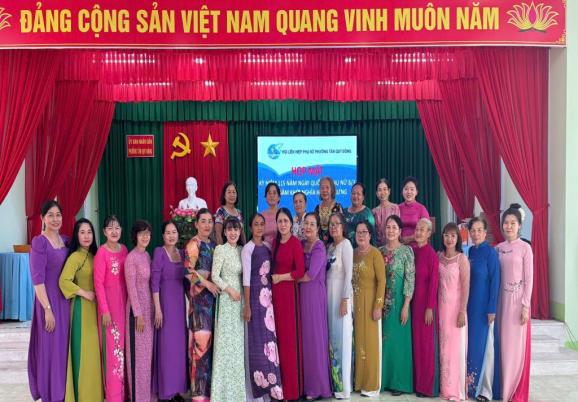 Hội LHPN phường Tân Quy Đông tổ chức họp mặt nhân kỷ niệm 115 năm Ngày Quốc tế Phụ nữ (08/03/1910 – 08/03/2025) và 1985 năm cuộc khởi nghĩa Hai Bà Trưng.